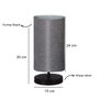 Opviq AYD-2898 Lámpara de mesa de madera gris
